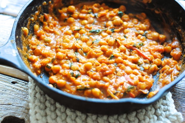 Curried Chickpeas 